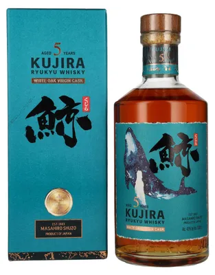Produktbild von Kujira Ryukyu 5 Years Old WHITE OAK VIRGIN CASK Whisky 43% Vol. 0,7l in Geschenkbox