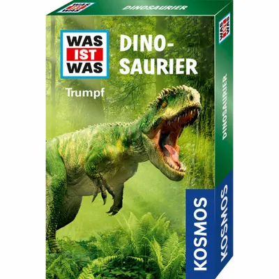 Immagine prodotto di KOSMOS WAS IST WAS Trumpf Dinosaurier, Kartenspiel, Trumpfspiel, Familienspiel, 741877