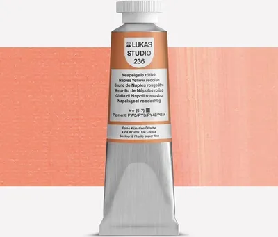 Obrázok produktu pre Lukas Studio Olejová farba Naples Yellow Reddish 37 ml 1 ks
