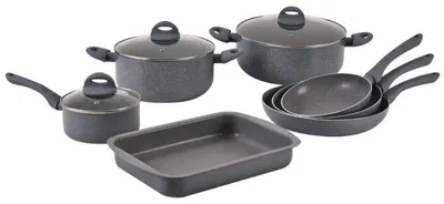 Produktbild von Herzberg HG-9016: 10-teiliges marmorbeschichtetes