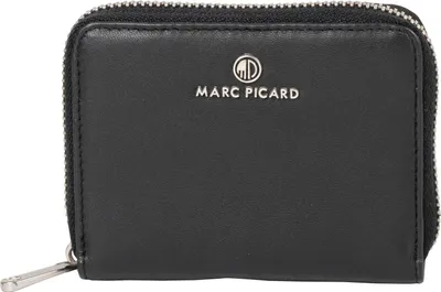 Image de Marc Picard Cuir porte-monnaie Maremma Zip Wallet Black noir