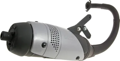 Image de Système d'échappement LeoVince TOURING complet homologué, en acier, compatible avec les modèles Peugeot METAL-X 50 / Speedfight 50 / Squab / X-Fight 50 Kat LC