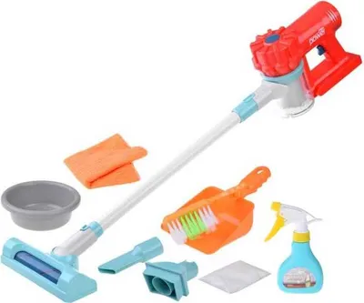 Produktbild von Reinigungsset: Akku-Staubsauger, Bürste für Kinder ZA4633
