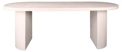 Zdjęcie produktu dla Stół do jadalni FURNLUX Bogen biały 215 cm / Kolor główny: biały / Wymiary: 215 x 77 x 90 cm