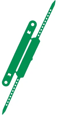 Produktbild von Heftstreifen + Deckschiene VE=100 Stück grün