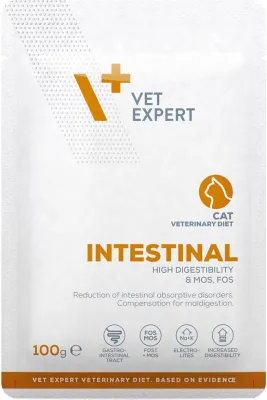 Obrázok produktu pre VET EXPERT Veterinary Diet Intestinal Cat - mokré krmivo pre mačky - 100 g