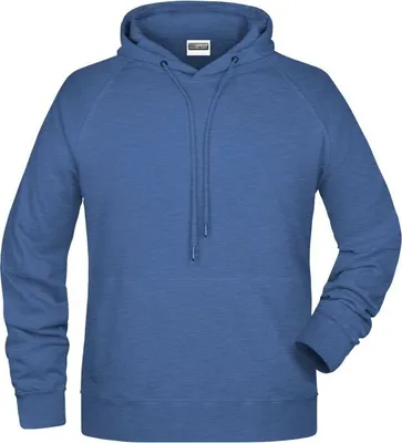 Produktbild von Men's Hoody Kapuzensweat mit Raglanärmeln light-denim-melange, Gr. 3XL