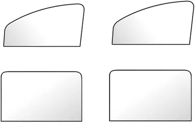 Image de 4 pare-soleil universels pour voiture, pare-soleil magnétique pour l'habitacle, protection contre les UV, rideaux réfléchissants et isolants thermiques, protection visuelle