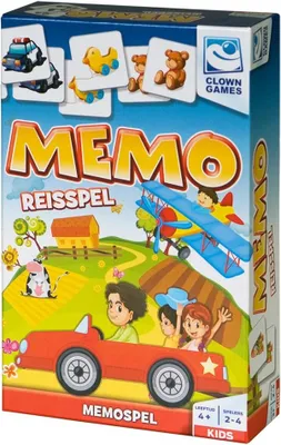 Produktbild von Clown Games Memo, Brettspiel, Lernen, 4 Jahr(e), Familienspiel