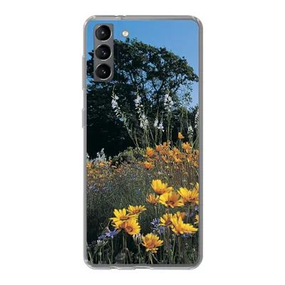 Produktbild von MuchoWow® Handyhülle Schutzhülle Hülle für Samsung Galaxy S21 Plus Blumen - Natur - Farbe Silikon Softcase Handy Hülle - Handy-Tasche