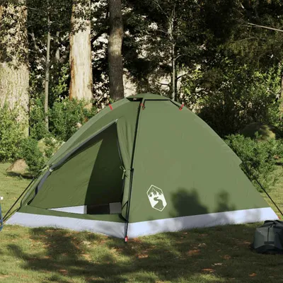 Produktbild von "im Angebot" Kuppel-Campingzelt 2 Personen Olivgrün Wasserdicht - Campingzelte CC17836
