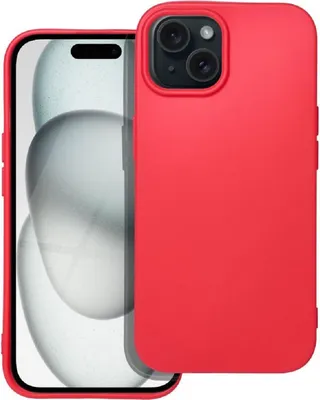 Produktbild von Soft Silikon Case Hülle Bumper Silikonhülle Stoßfest Handyhülle Case Cover  kompatibel mit iPhone 15 Plus Rot