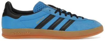 Produktbild von adidas Gazelle Indoor Bright Blue Black Gum - EU 46 2/3
