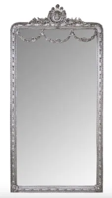Produktbild von Casa Padrino Barock Spiegel Silber 120 x H. 242 cm - Barock Wandspiegel