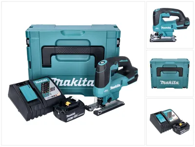 Image de Makita DJV184RG1J Scie sauteuse sans fil 18V Brushless + 1x Batterie 6,0Ah + Chargeur + Coffret Makpac