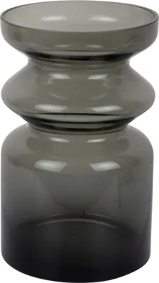 Produktbild von Present Time - Vase Gusto - Grau - 15.5x15.5x25cm