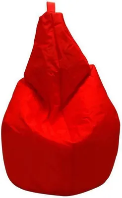 Produktbild von Einfarbiger Sitzsack, rote Farbe, Maße 80 x 120 x 80 cm