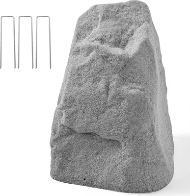 Zdjęcie produktu dla VEVOR cover rock, sztuczny kamień do użytku na zewnątrz, realistyczny wygląd i bezszwowa konstrukcja, lekki i odporny na warunki atmosferyczne sztuczny kamień do dekoracji ogrodu i podwórka, szary, rozmiar M