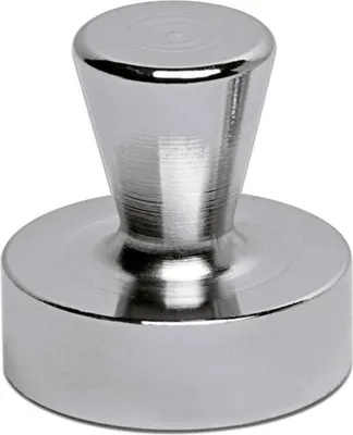 Produktbild von MAUL Magnet Kegel 2 Stück 22 kg Stahl Metall Neodym Ø 3.2 x 3.3 cm silber