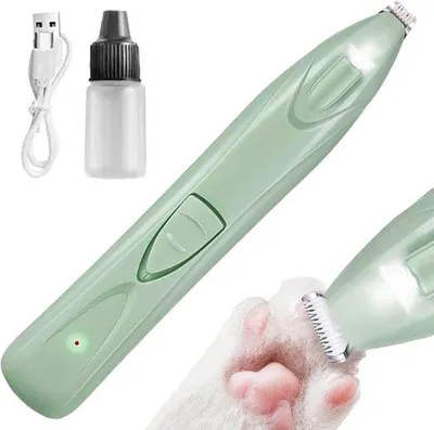 Immagine prodotto di Forbici per animali domestici (cani e gatti) - Tempo di ricarica: 1 ora, tosatrice ricaricabile via USB per animali domestici