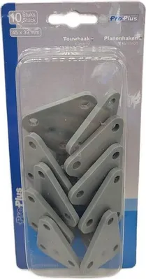 Produktbild von Seilhaken Kunststoff 45x39mm 10 Stück im Blister