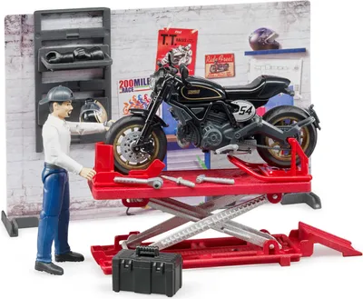 Image de atelier de moto bworld