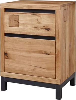 Image de MASSIVMOEBEL24 | Commode 56x40 Chêne sauvage huilé Bois naturel VILLANDERS #132