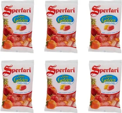 Produktbild von 6x Sperlari Frutti Del Sole Desserts schmecken Sonnenfrüchte Italien 200g Beutel