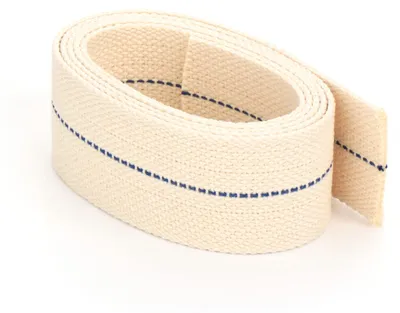 Flacher Lampendocht 10 m x 30 mm, 100% Baumwolle