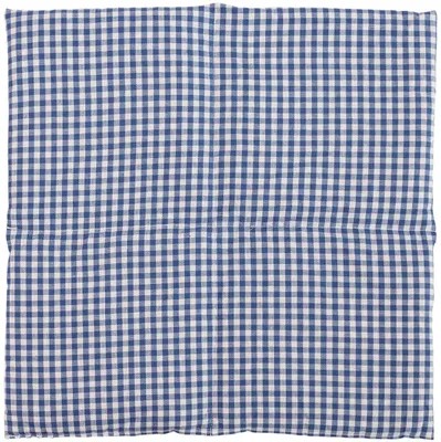 Produktbild von Körnerkissen 40x40cm 4-Kammer groß blau-weiß - Wärmekissen