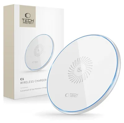 Zdjęcie produktu dla Ładowarka indukcyjna 15W QI15W-C1 - biała