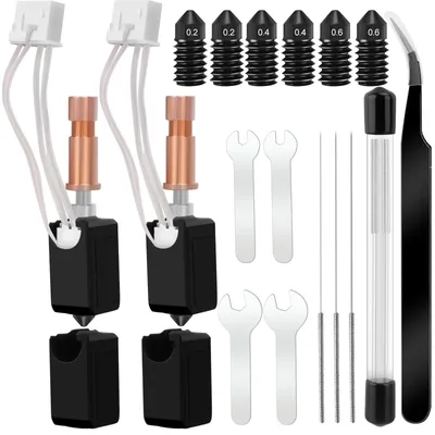 Keramik-Hotend-Kit für Kobra S1/S1 Combo, 2 Stück, 6 Düsen