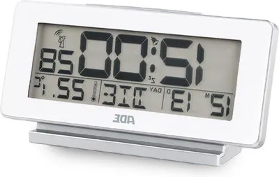 Obrázok produktu pre Veľké digitálne nástenné hodiny s ukazovateľom teploty a podsvietením, biele