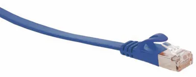 Immagine prodotto di Cavo patch RJ45 U/UTP, con cavo CAT.7 grezzo, 0,25 m, blu