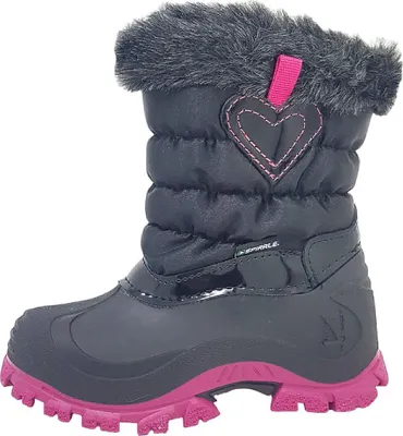 Imagen del producto de Spirale: Botas de invierno para niñas, color negro, estilo casual