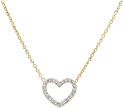 Produktbild von JuwelmaLux Collier 925/000 Sterling Silber vergoldet JL39-05-0777 Herz mit Zirkonia