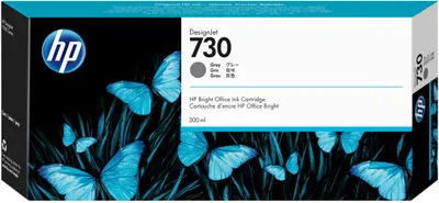 Obrázok produktu pre P2V72A HP 730 DNJ Tinte grey HC 300ml