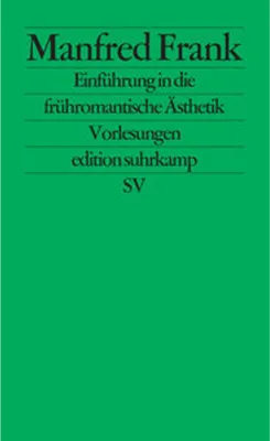 Obrázok produktu pre Einführung in die frühromantische Ästhetik
