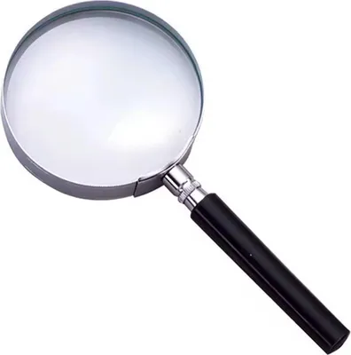 Zdjęcie produktu dla CHPN – Lupa – Lupa – Lupa do obserwacji owadów – 175 x 75 mm, powiększenie 8x – Lupa – Lupa do czytania – Czarna – 75 mm – Szkło powiększające – z uchwytem