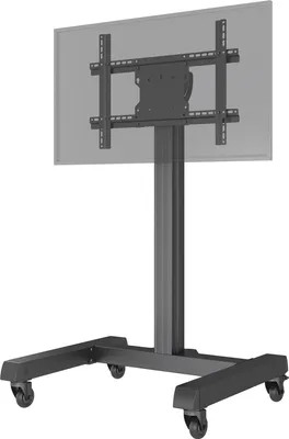 Image de Support mobile pour écran TV 32''-75'', Hauteur 118 cm