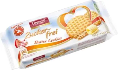 Produktbild von Coppenrath zuckerfreies mürbes Butter-Cookies zuckerfrei 200g