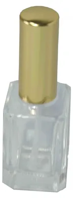 Produktbild von 10 Flakon 15 ml Saida mit Zerstäuberpumpe und Kappe gold