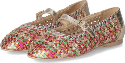 Produktbild von Bullboxer Damen Spangenballerinas Mehrfarbig Glattleder Größe: 38