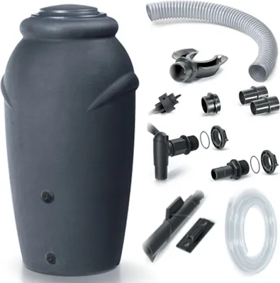Produktbild von Set Aquacan 210 L Regenwassertank + Anschluss-Set für Regenwassertanks Icanset 1 + Icanset 5