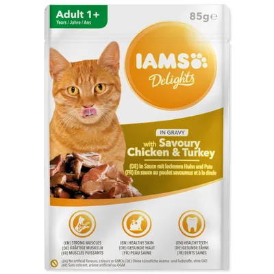 Image de IAMS CAT Poulet et dinde (85 g)