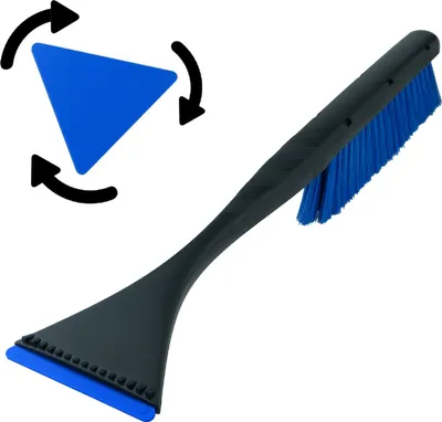 Produktbild von Kombi Eiskratzer MURSKA® Eisschaber 460mm wechselbare Dreieck-Klinge Acryl  mit Schneebesen Original aus Finnland