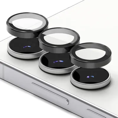 Zdjęcie produktu dla Ringke Camera Glass (2 szt.) Szkło z ramką Samsung Galaxy S25 FE - czarne