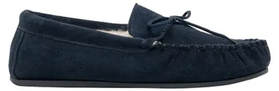 Image de Mokkers Homme Oliver Pantoufles avec intérieur en laine DF1117 (43 EU) (Bleu marine)