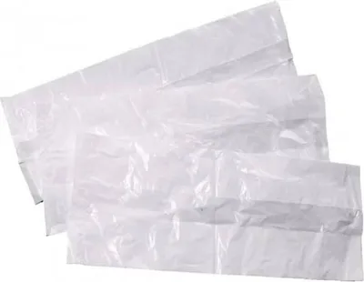 Produktbild von 50x Hygostar 32287 Hygienebeutel weiß HDPE 80 x 240 mm