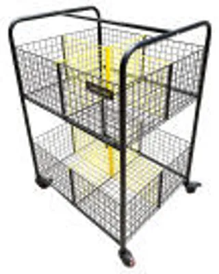 Produktbild von Netsportique Ballwagen – Stabiler Aufbewahrungswagen für Bälle mit Rollen & Fächern (840 x 700 x 1200 mm)